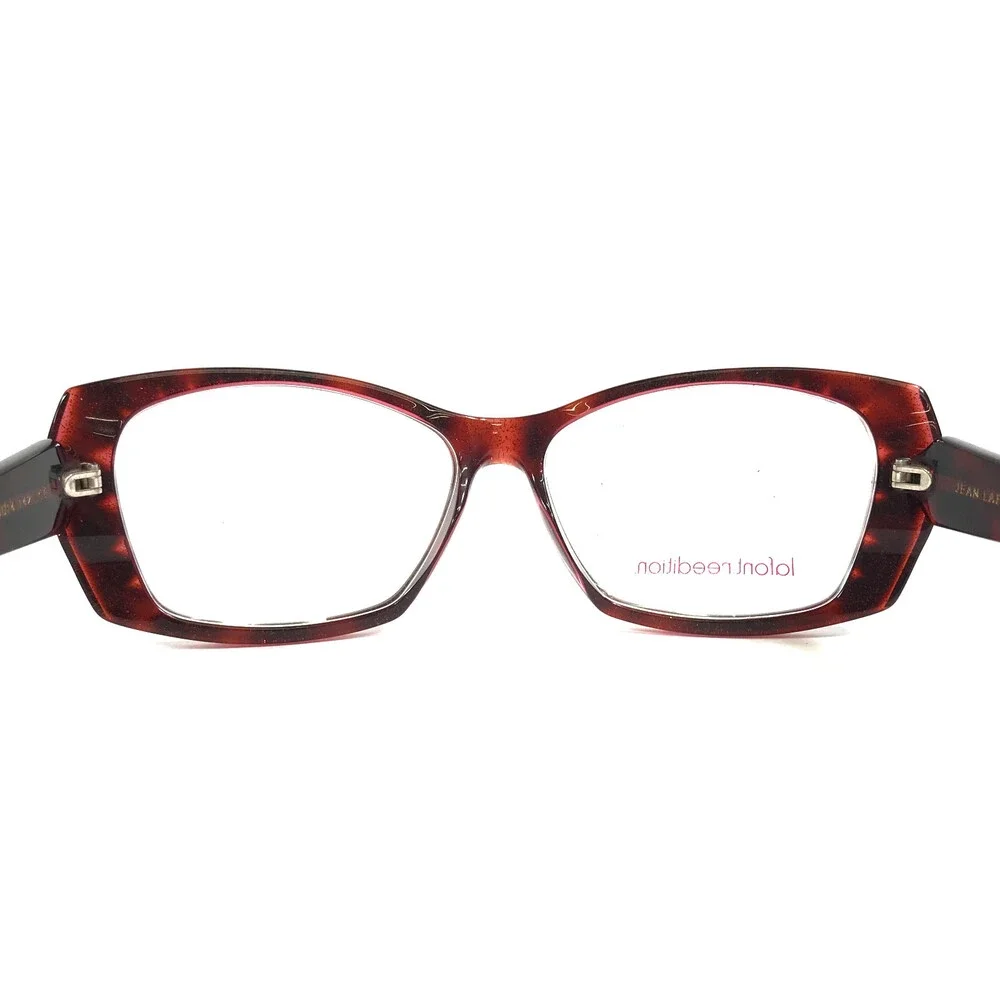 Jean Lafont Eyeglasses Frames IRINA 785 Brown Red Tortoise Cat Eye 53-14-142